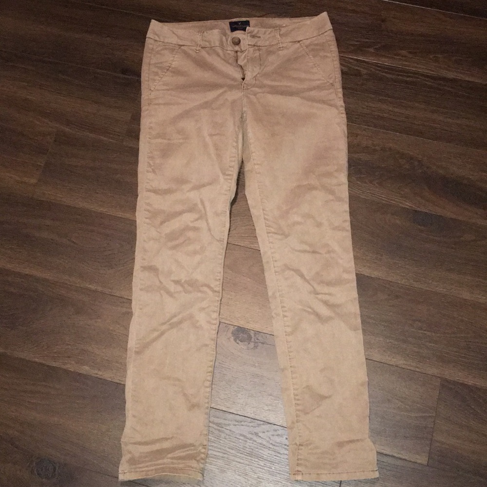 American Eagle khaki skinny